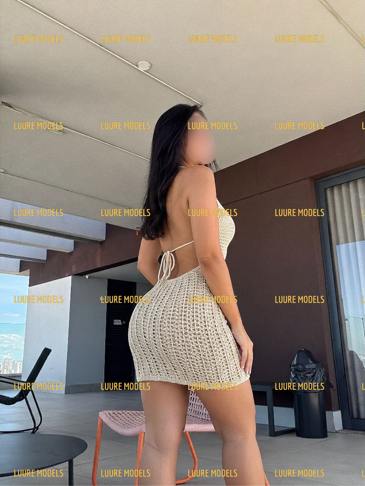 Foto da modelo